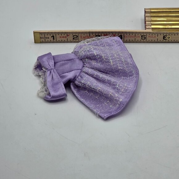Vintage 1992 Mattel Barbie Skipper Trendy Teen Fashion Purple Dress - Picture 4 of 6